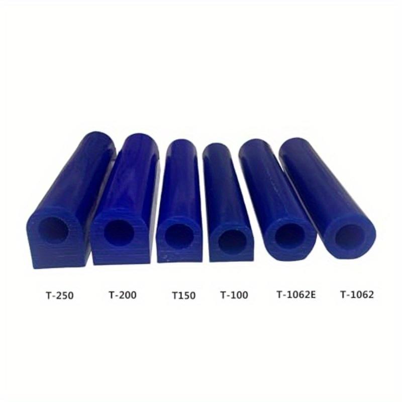 6PCS Blue Wax Ring Tubes for Jewelry Casting DIY Ring Molds Carving Wax Tools Craft Making Wax Hole Round Tubes