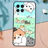 Neko Atsume Case For Samsung Galaxy M33 M53 M13 M12 M32 M52 M06 M16 M36 M56 M15 M55 M31 M14 M35 M34 M54