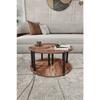 Yin Yang Unity Serenity Coffee Table 2 Li Madran Walnut-70 Cm