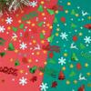 15g/bag Christmas Table Confetti Xmas Tree Snowflake Sequin Confetti 2025 Christmas Party Decoration for Home 2025 New Year Gift