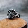 Viking Ring Yggdrasil Celtic Style Mens Stainless Steel Jewelry Retro Fashion