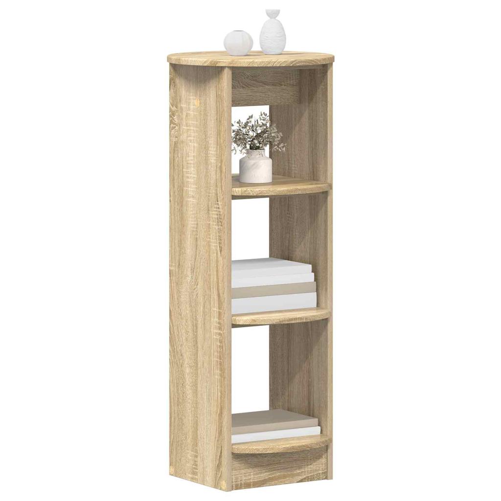 Side Cabinet in Sonoma Oak Finish 40 x 40 x 100 cm Engineered Wood