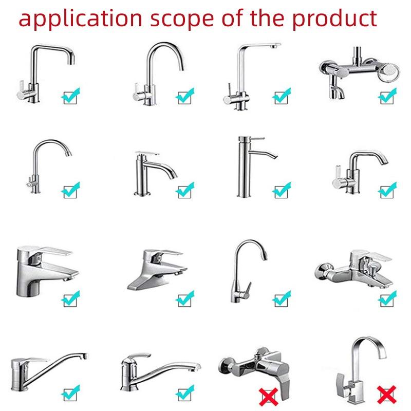 Wasserhahn Adapter ABS Gewindeverbinder Wasserhahn Anschlüsse Wasserfilter Sprudler Düse Konverter Für Badezimmer Küchenzubehör Qualität
