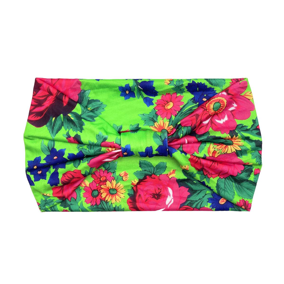 

Женские широкие тканевые повязки на голову Для Женщин Завязывающиеся повязки для волос Цветочная повязка для волос Модные банданы Модные тюрбаны Эластичные аксессуары Мисс