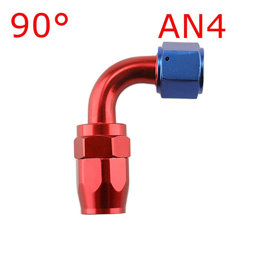 Universal AN4/AN6/AN8/AN10/AN12 Straight 0°/45°/90°/180° Degree Oil Fuel Swivel Hose End Fitting CPE Oil Hose End Adaptor Kit