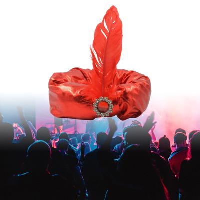 Indian Sultan Turban Hats Prince Hat Decorations Headpiece King Head Scarf for Halloween