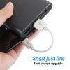 Type C Micro USB Cable 10/20cm Short Fast Charging For Samsung Xiaomi  Android Phone Sync Data Cord USB Adapter Wire