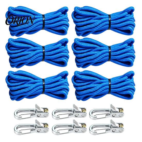 Camping Tarp Rope Tensioner 4/8/12Pcs with Cord, Heavy Duty Tie Down Roller, Cord Fastener Metal Tightening Tool for Camping, Tarps, Guy Lines,