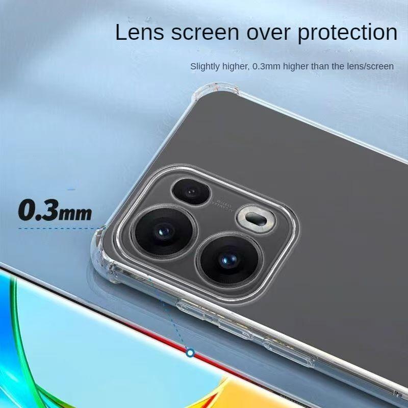 Four-Corners Shockproof TPU Case for OPPO Reno 13 Pro 5G Reno13 F FS 13F 13FS Protective Cover Transparent Capa Fundas Coque