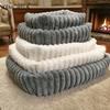Orthopedic Plush Dog Bed - Mattress with High Resilience Support All Seasons Fluffy Pet Bed for Medium Large Dogs,for Bedroom