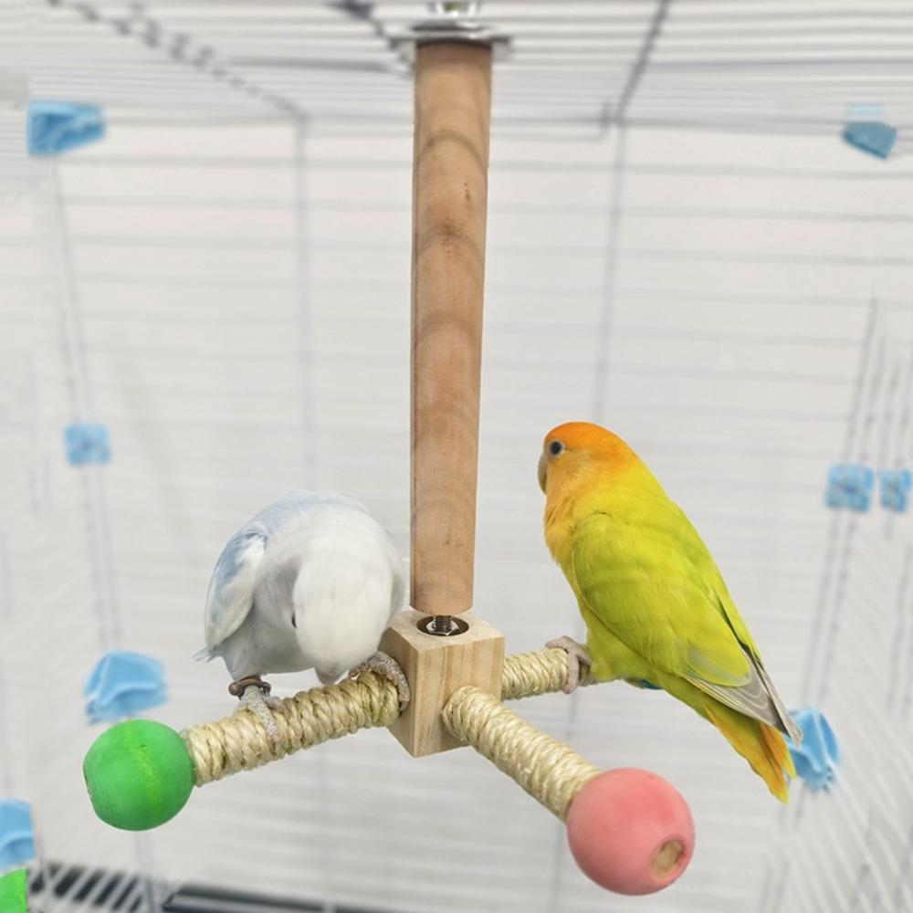 

Подшипник для кольца, игрушка-жердочка для птиц, деревянная подставка для попугаев, прочная станция для попугаев, палка, попугаи, волнистые попугайчики