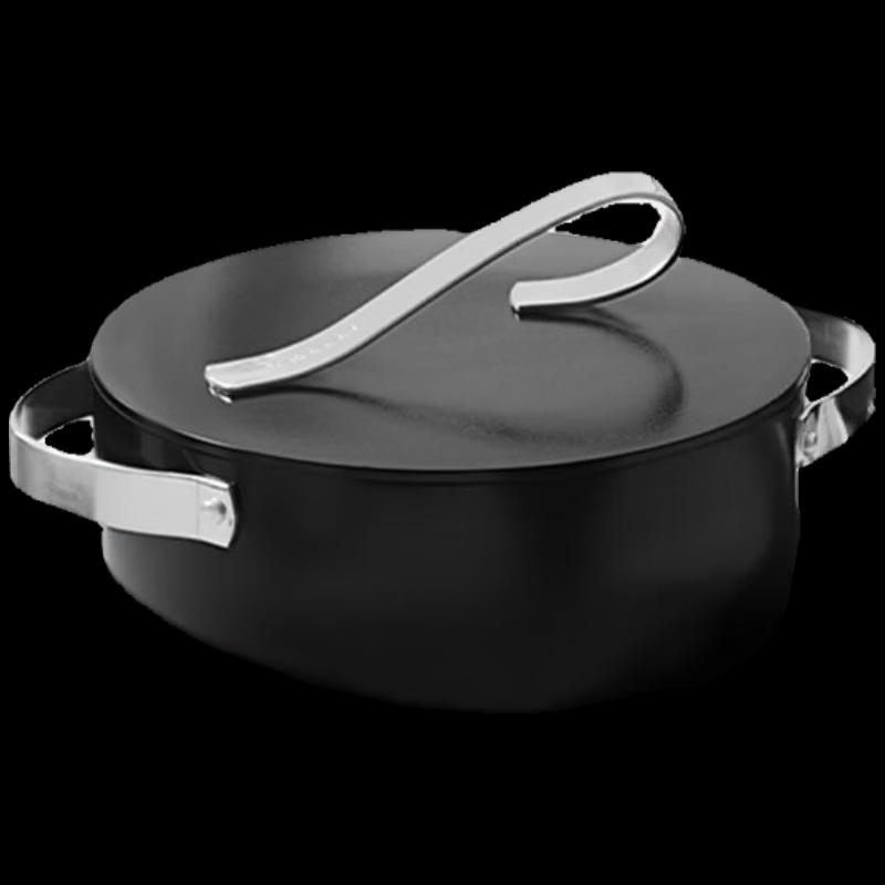 Wenlun Mountain Enamel Non-stick Stew Pot