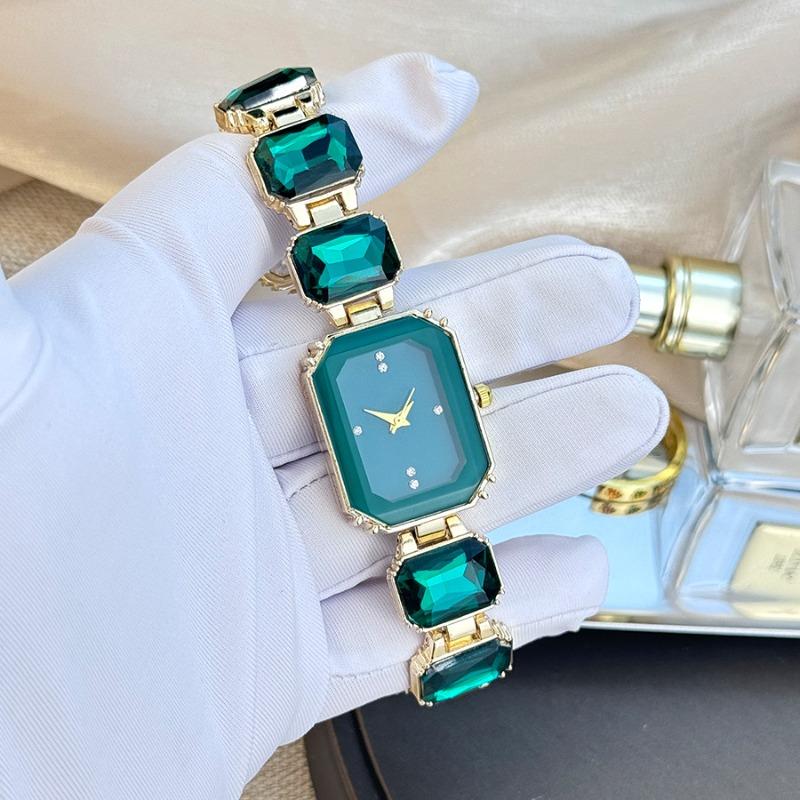2025 Neue Damen Uhren Luxus Diamant Quadratisch Quarzwerk Edelstahl Uhr Original Gold Mode Kleid Damen Uhr