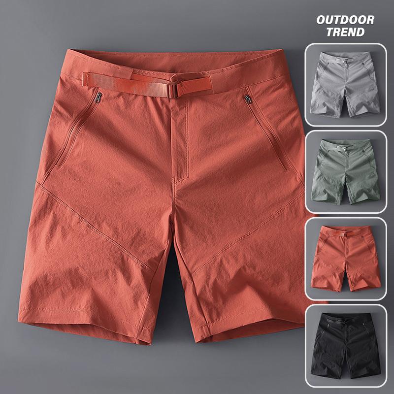 Summer Casual Men's Loose Straight Leg Five Quarter Pants Sports Shorts
