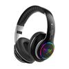 Over Ear Wireless Bluetooth Compatible Headphones with Colorful Light Active Noise Cancelling Deep Bass Ear Cups