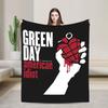 Green Days Punk Decke American Idiot Album Flanell Großartige Atmungsaktive Überwurfdecken für die Heimdekoration
