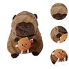 Plush Capybara Backpack Shoulder Bag for Birthday Gift Street Kids Adults