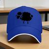 Black Sheep Silhouette Design Sun Baseball Cap Summer Unisex Adult Custom Logo Trucker Hat Sunscreen Streetwear Snapback Cap