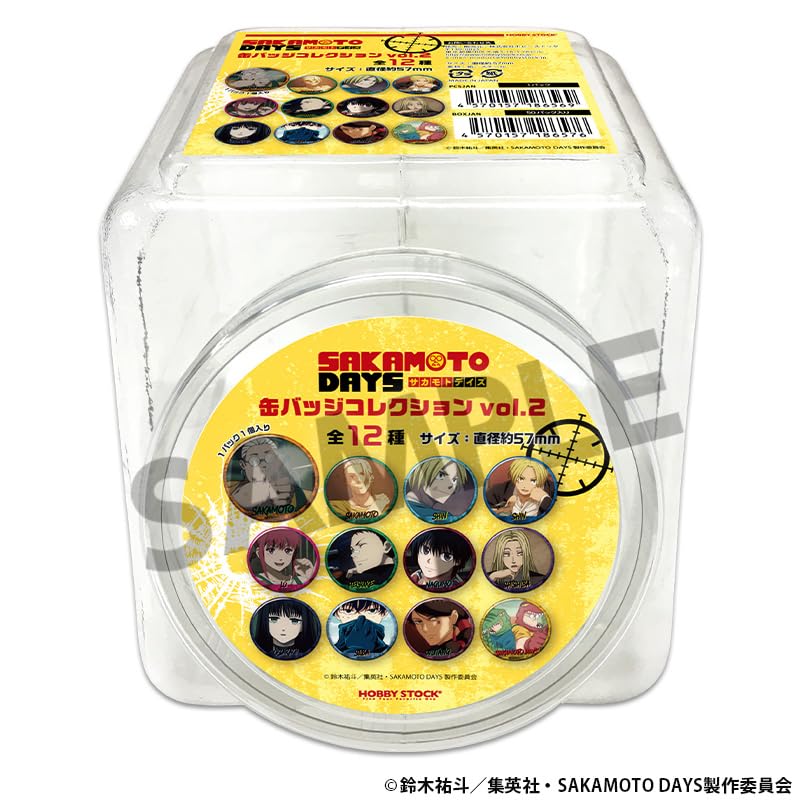 SAKAMOTO DAYS Can Badge Collection Vol.2 (50 Badges In 1 Box)