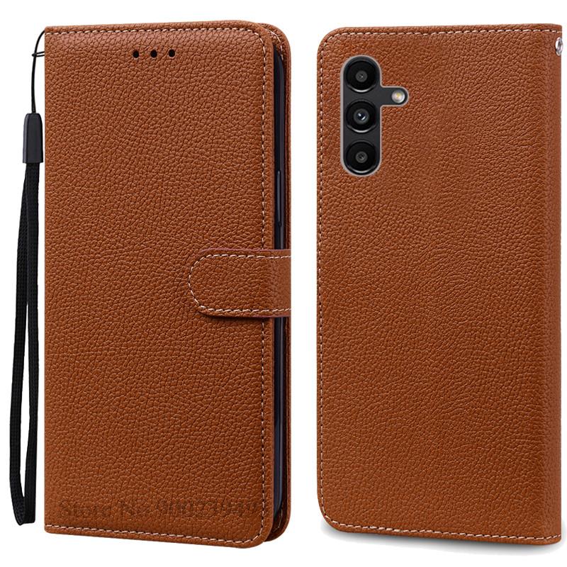 Pouzdro A04S Pro Samsung Galaxy A04s Pouzdro A047F Kožené Peněženkové Vyklápěcí Pouzdro Pro Samsung Galaxy A04S Pouzdro na Telefon Kryt Peněženky Fundas