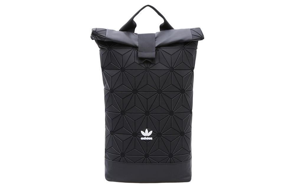 Adidas Originals Trefoil Polyester Backpack Unisex Pure Black AY9354