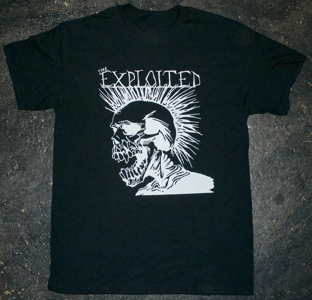 

The Exploited band Men Tshirt Black Cotton Tee All sizes XA30 Unisex T-Shirt XL