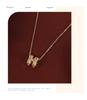 Korean H Letter Necklace: 2026 Trendy Light Luxury Collarbone Chain for Women