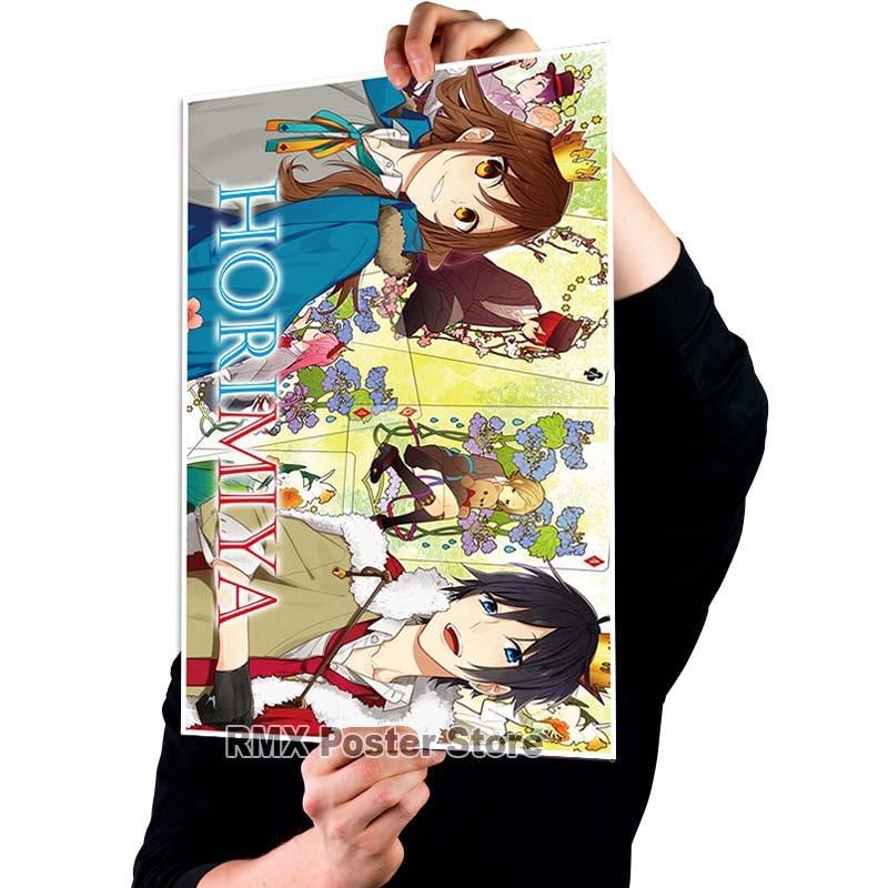 White Coated Paper Japanese Anime Horimiya Posters High Quality Print Poster Home Decor DIY Living Room Bar Decoration Painting