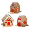 Cardboard Sets, Christmas DIY Room Table Decoration, Handmade Paper Material, Project Art for