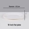 Di Rui En Melamine Round Dinner Plates (10-Pack)