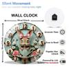 12 Inch Glass Wall Clock that Instantly Elevates and Completes a Room's Design