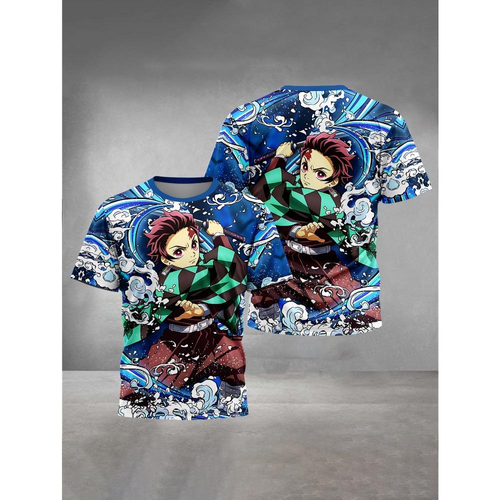 3D Print HOT Anime D-DemonS S-SlayerS Baby Clothing  Male Outdoor Clothes for Children Boy Girl Child T-Shirt Top