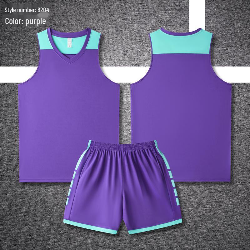 Speedy Quick-Drying Breathable Basketball Uniform Set for Men's Training & Competitions