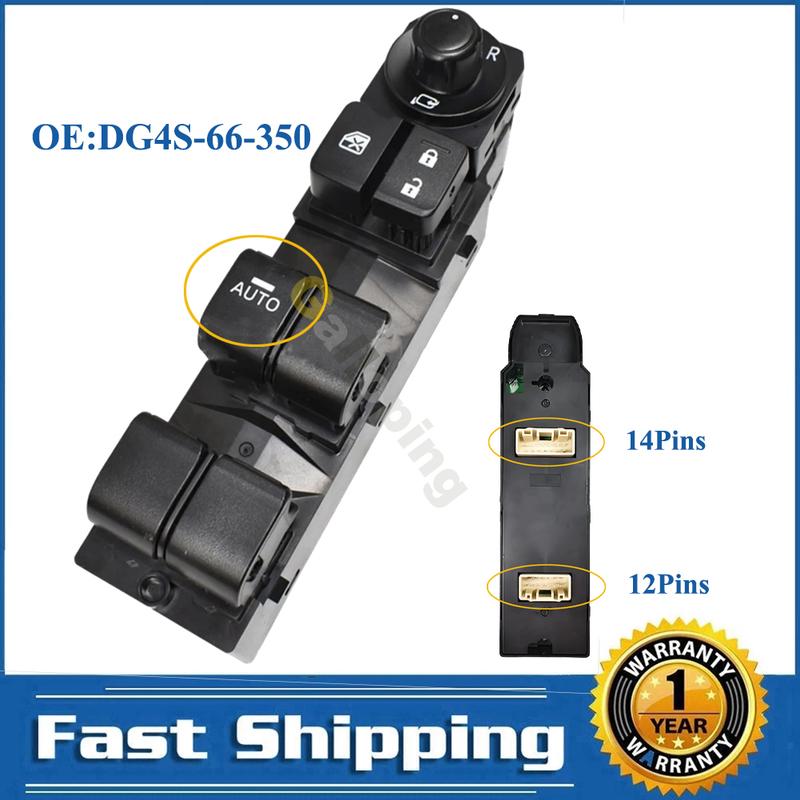 

For 2017 2018 Mazda 2 CX3 Front Left Auto Master Power Window Control Switch Button Car Accessories DG4S-66-350