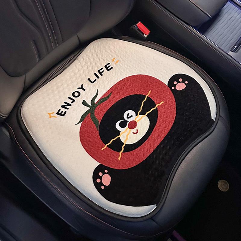 Car seat cushion winter cat gel seat cushion autumn and winter plush universal comfortable car seat cushion