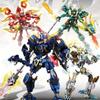 Dragon Tiger Transformable  Robot Building Blocks Kits Animal Models Construction Set for Boys Kids Toys