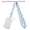 Keyring Accessories Minimalist Style Heart Credential Holder Heart Pink Key Lanyards Protective Case Students Supplies