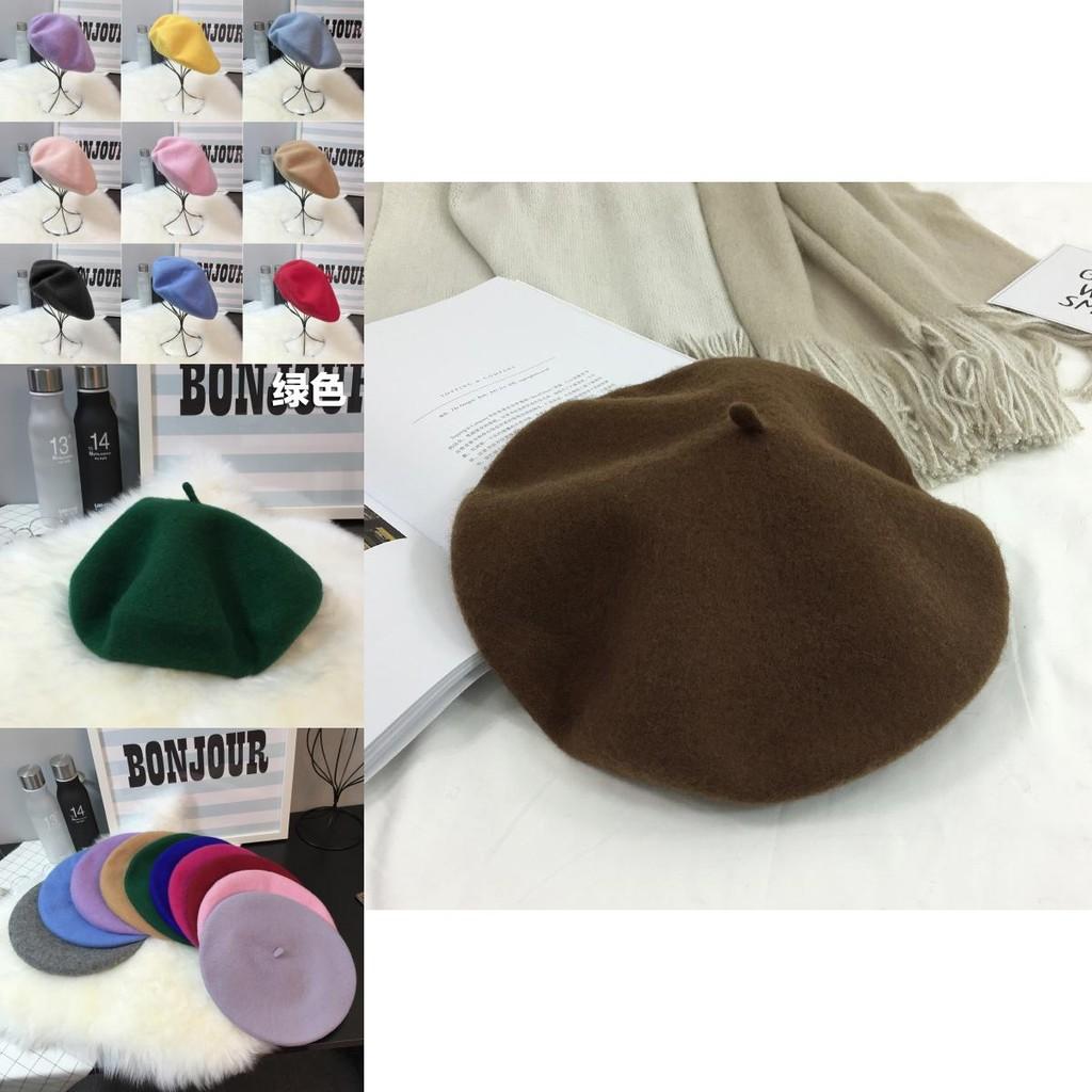 Sophisticated Wool Beret Hat For Women Elegant And Youthful Ideal For Travel And Outdoor Activities