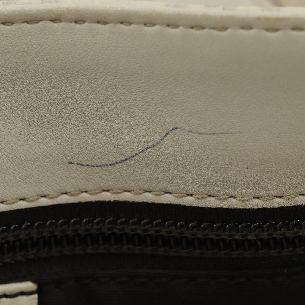 Gucci Tote Bag Handbag 272347 Off White Sima Leather Unisex Used