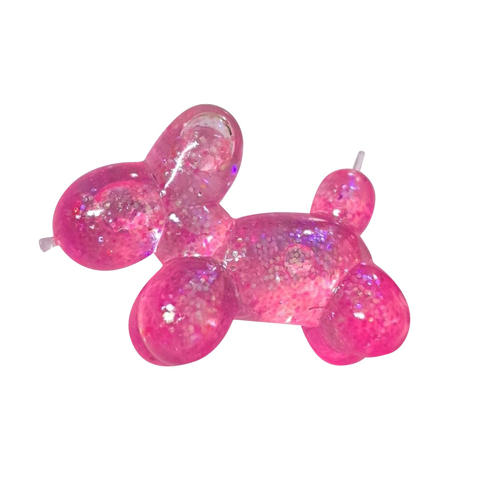 

Bubble Slow Perfume Bottle Maltose Pinch Music Ventilation Toy Car Dog Decompression Ball розовый