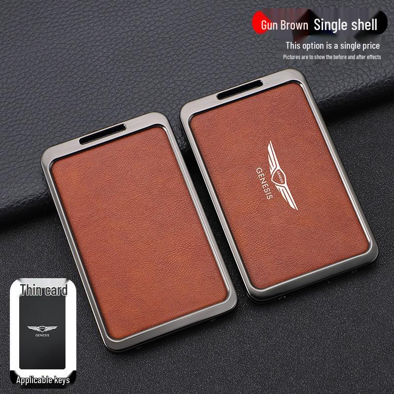 Genesis GV60/70/80 Key Case: High-End Men's Remote Bag & Buckle Shell