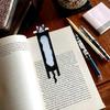 Hanging Cat Bookmark Plastic 3D Printed Long Body Kitten Book Page Marker Animal Decoration Book Lovers Birthday Christmas Gift