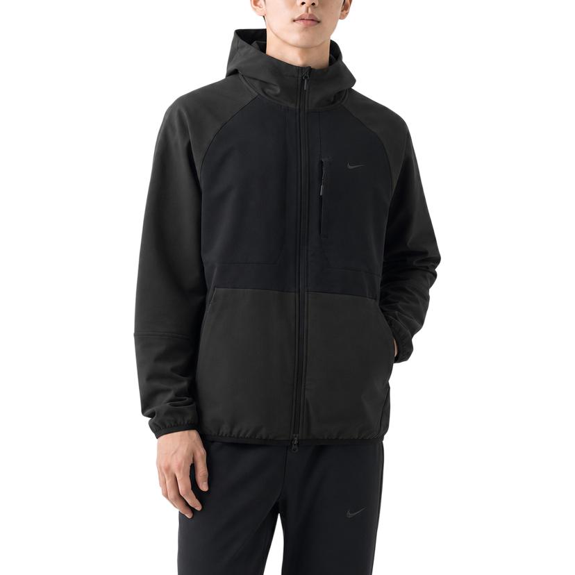 Nike Unlimited As M Nk Rpl Utility Zipper Hooded Long Sleeve Color Block Jacket Men jackets IM3614010
