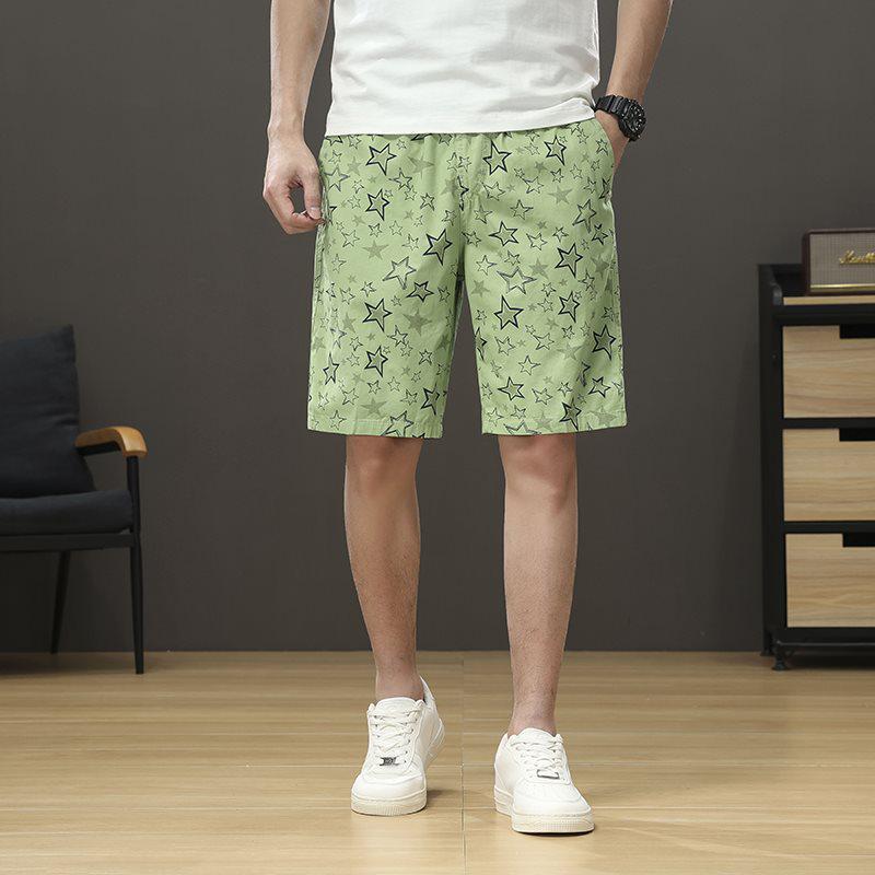 Men's Trendy Loose Fit Summer Shorts - Casual Five-Point Pants for Middle-Aged & Seniors