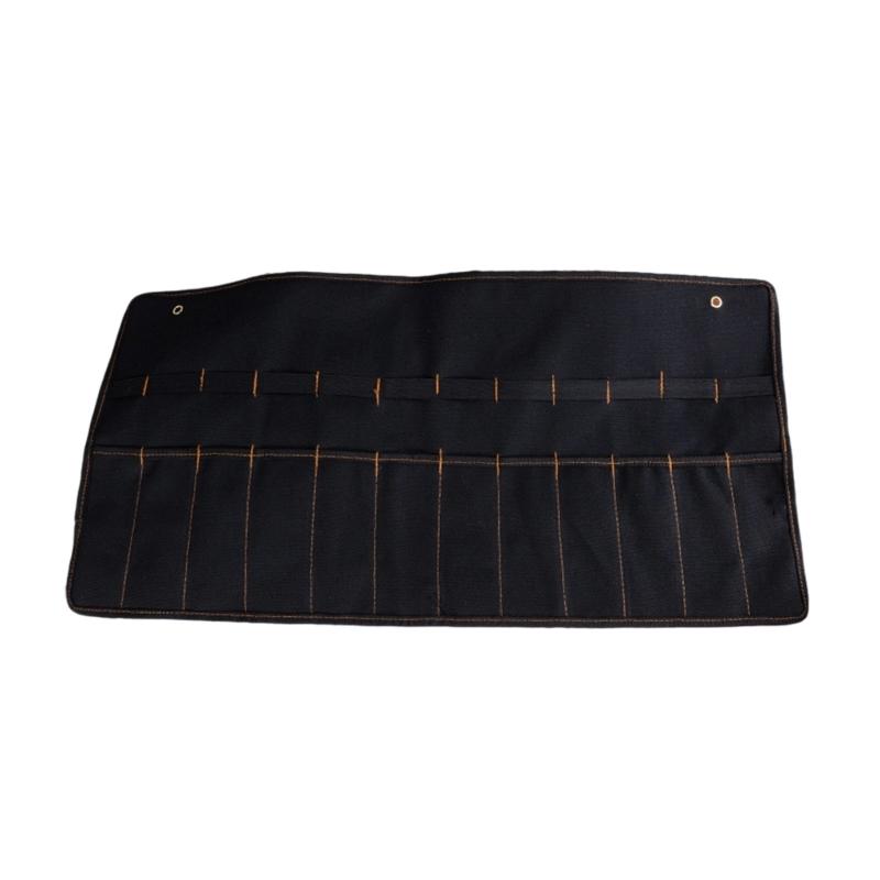Chisel Carrying Case Organizer Canvas Wrench Pouch For Cutter Hammer Gouges Carpenter Pocket Tool Roll Holder