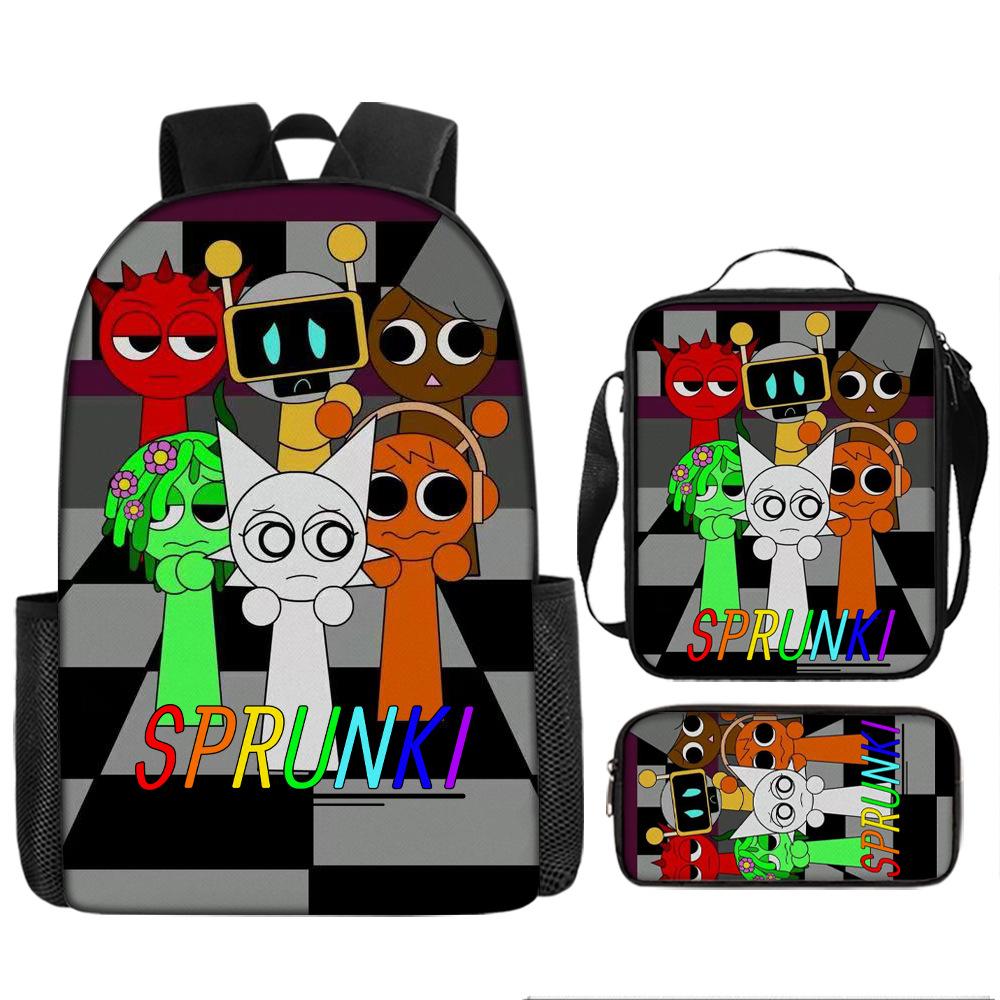 Rhythm Box Schoolbag Cartoon Animation Primary School Third or Fourth Grade Light Burden Reduction Primary and Secondary School Student Storage Bag