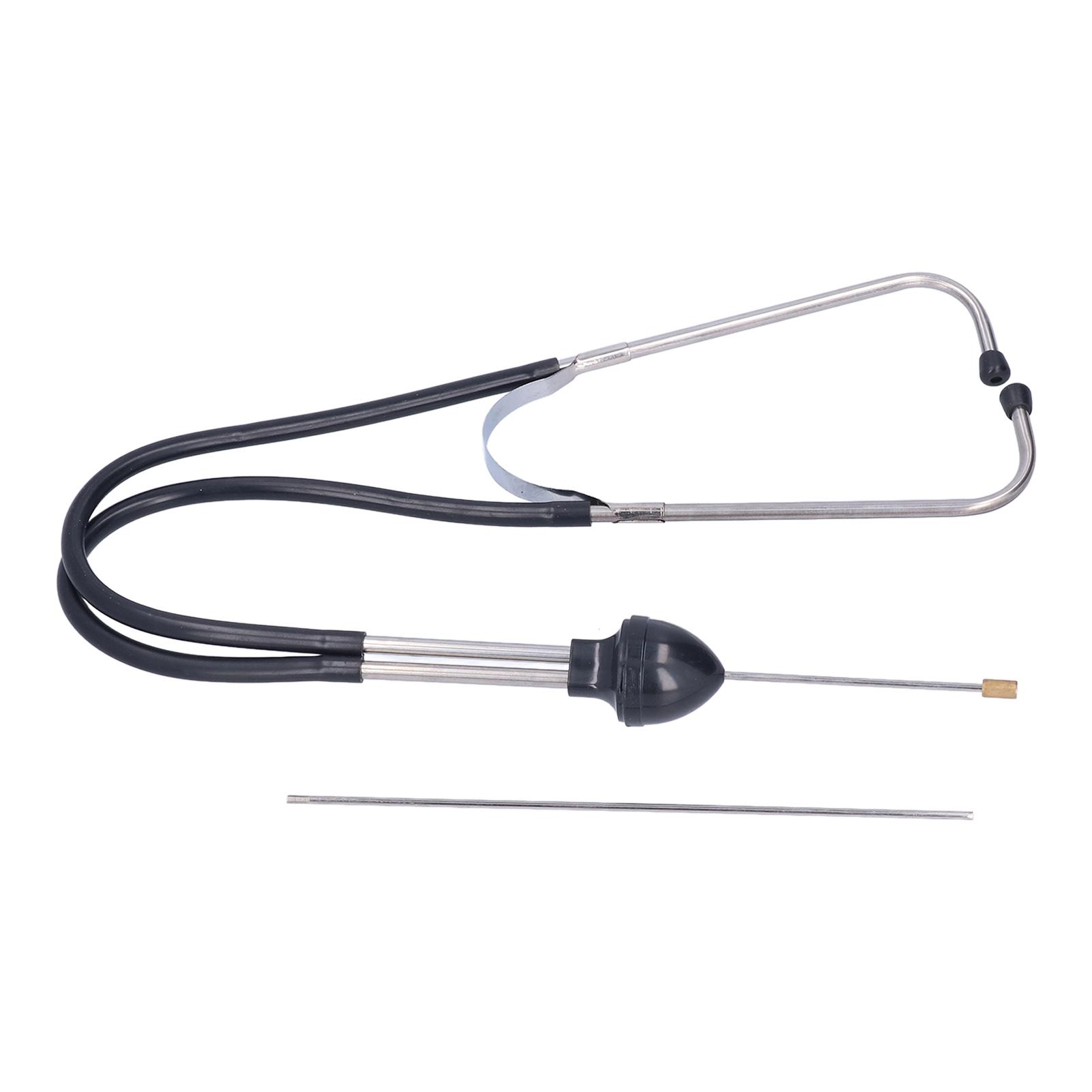 

Mechanics Cylinder Sonarscope Steel with PVC Hose Auto Engine Diagnostic Tool Universal for Car