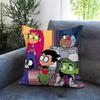 anime Teen Titans Go! Cushion Cover Comfortable Reversible Pillow Cover Ideal for Car Sofa Bedroom & Beyond