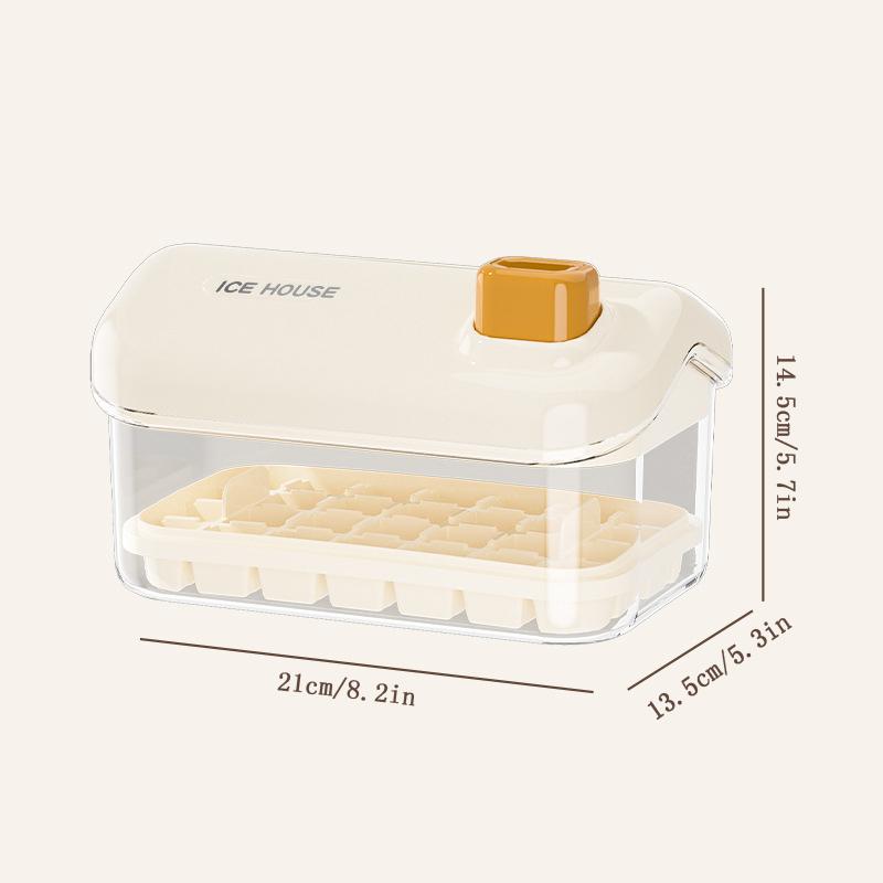 

Ice Cube Maker Multifunctional 28/56 Gride Ice Mold One-touch To Release Ice Maker Portable Ice Box Ice Cube Tray Christmas Gift