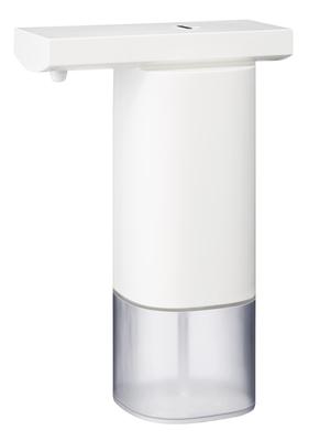 ±0 Plus Minus Zero Automatic Foam Dispenser, Non-Contact Sensor Type, 250ml, 2-Stage Dispensing Volume, Battery Operated, Long Nozzle, White ZBD-G011(